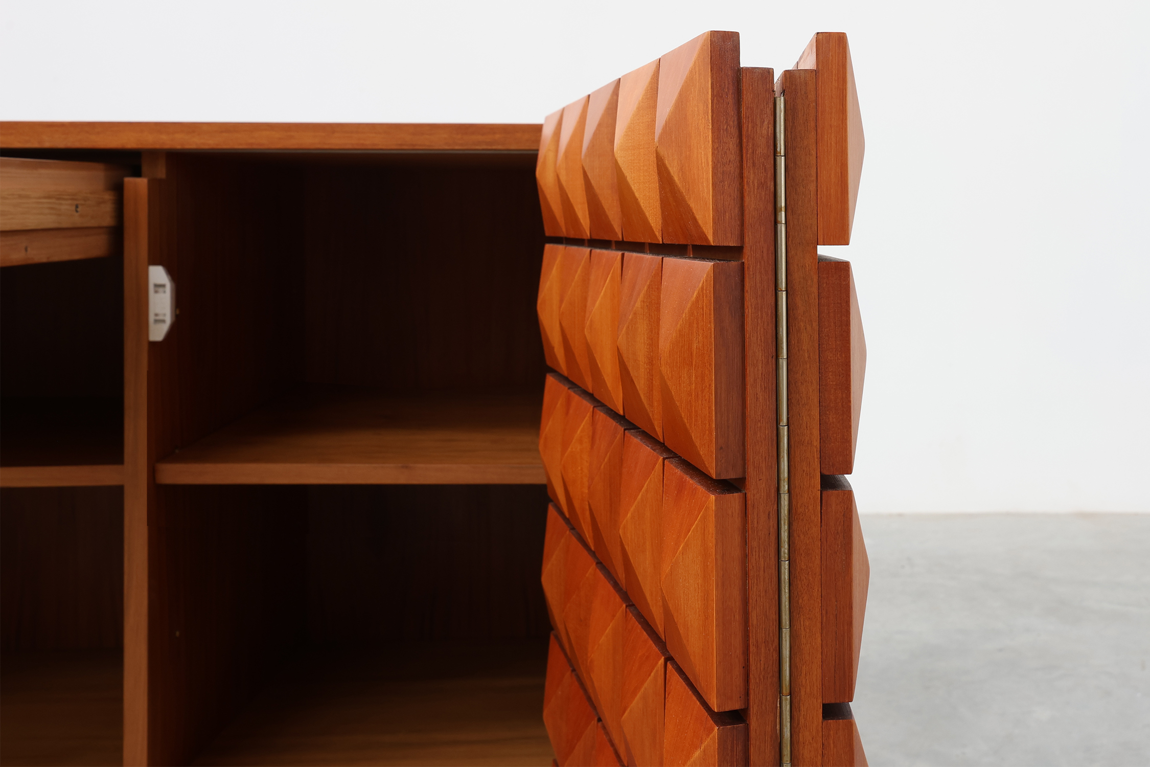 Christophe Gevers for De Coene Freres "Saphir" teak sideboard, Belgium, 1962thumbnail